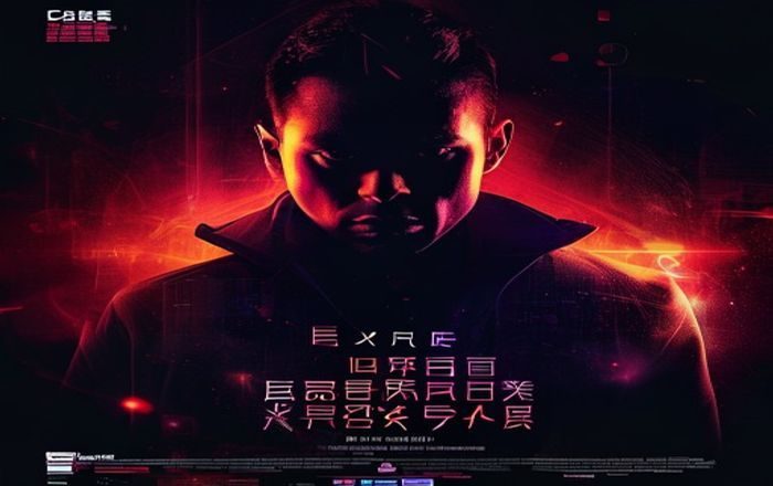 麻豆在线本周重磅首发内容封面图，深色电影海报风格，主角剪影在霓虹灯光下，视觉冲击力强烈